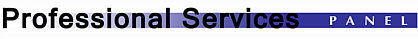 eProjects Professional Services Panel